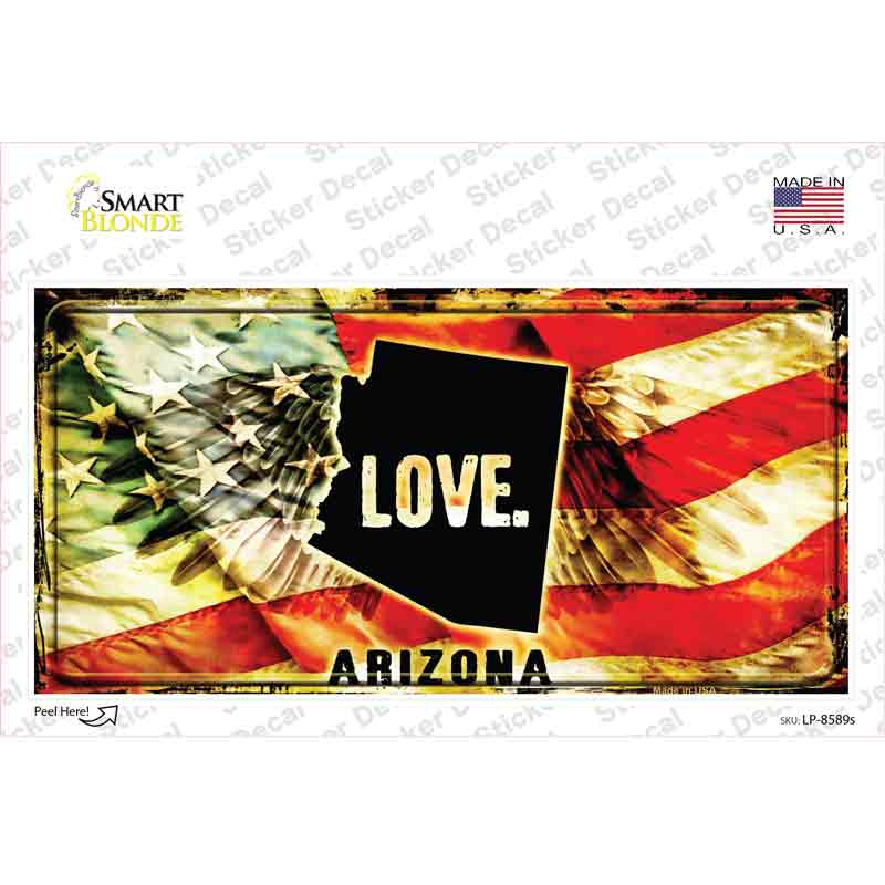 Arizona Love Novelty Sticker Decal