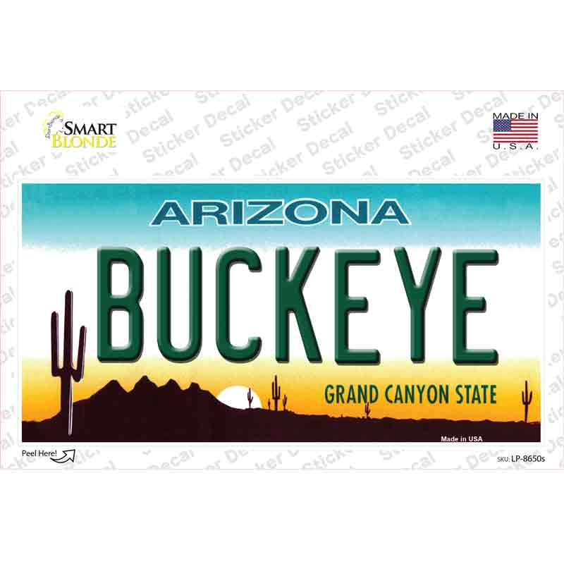 Buckeye Arizona Novelty Sticker Decal