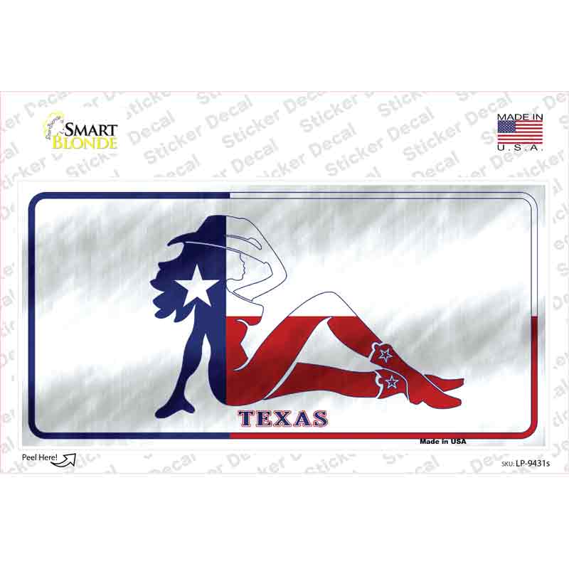 Texas Girl Novelty Sticker Decal