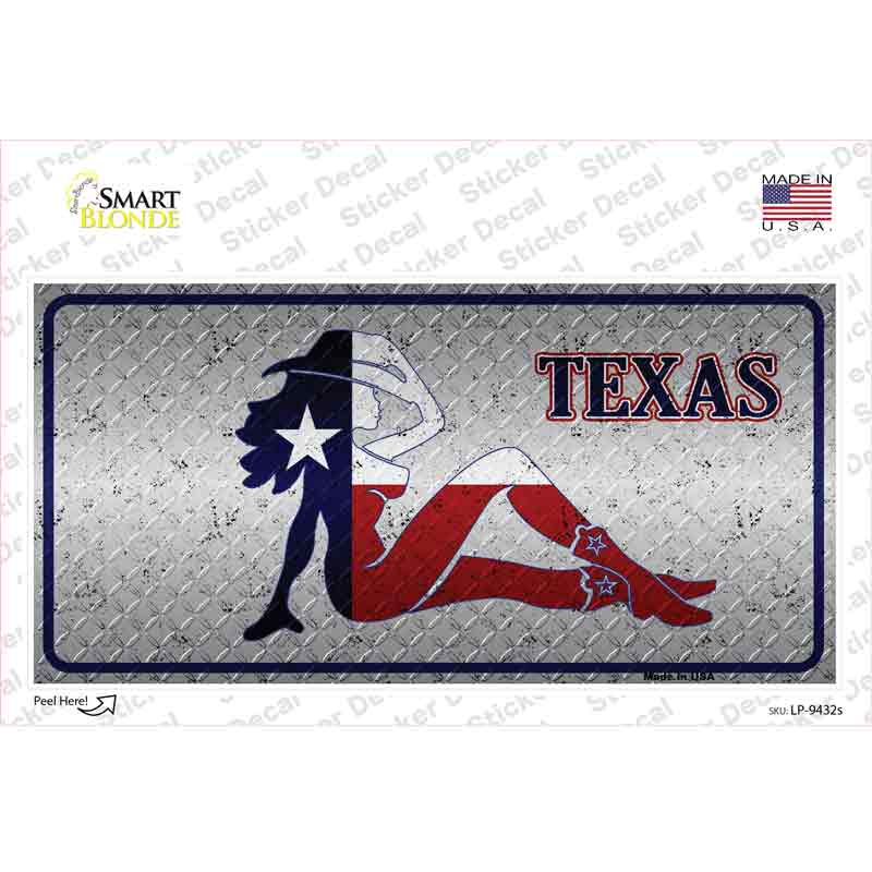 Texas Girl Diamond Novelty Sticker Decal