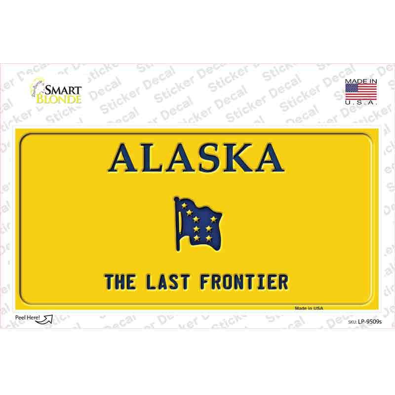 Alaska Novelty Sticker Decal