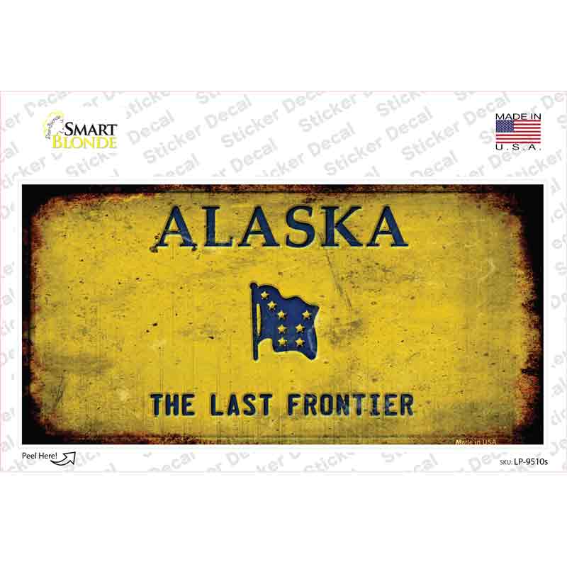 Alaska Rusty Novelty Sticker Decal