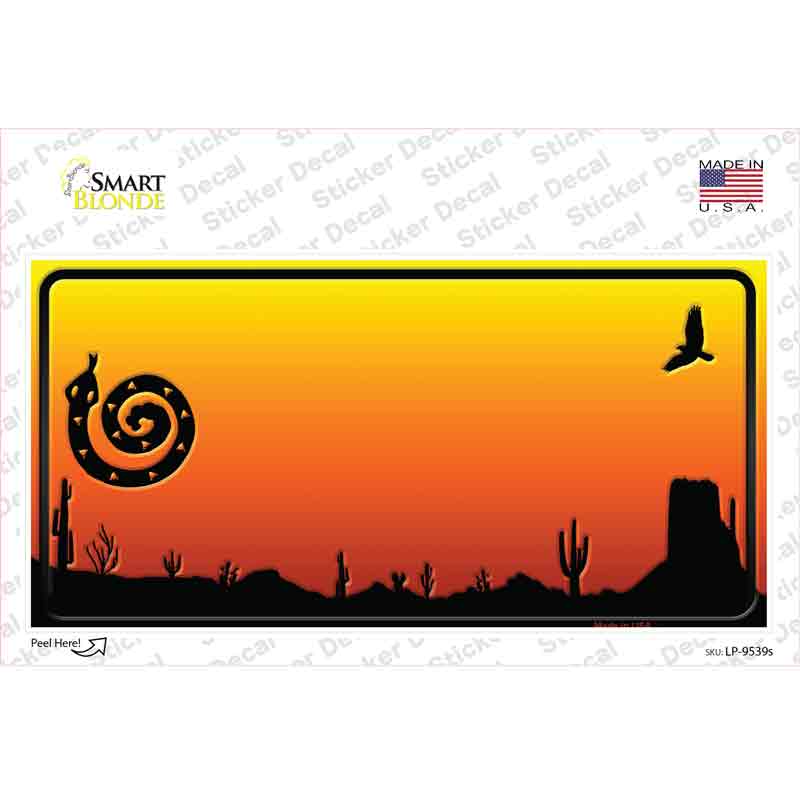 Snake Blank Scenic Novelty Sticker Decal