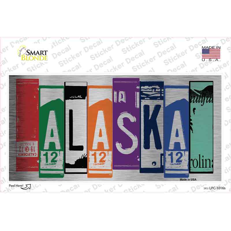 Alaska Art Novelty Sticker Decal
