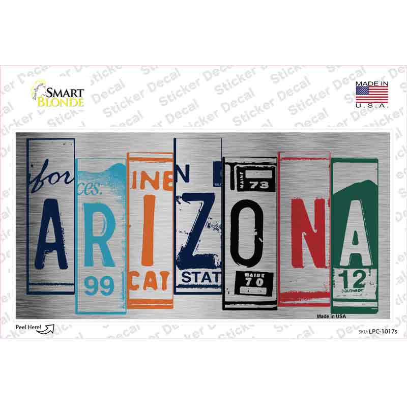 Arizona Art Novelty Sticker Decal