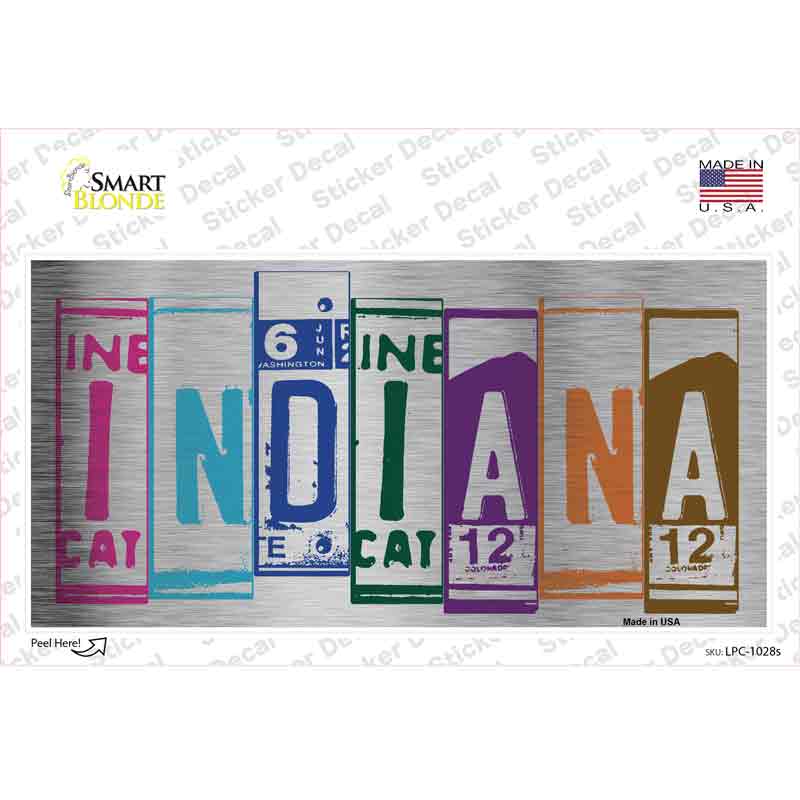 Indiana Art Novelty Sticker Decal