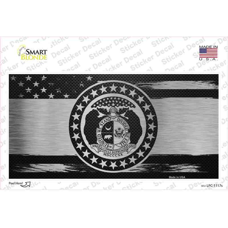 Missouri Carbon Fiber Novelty Sticker Decal