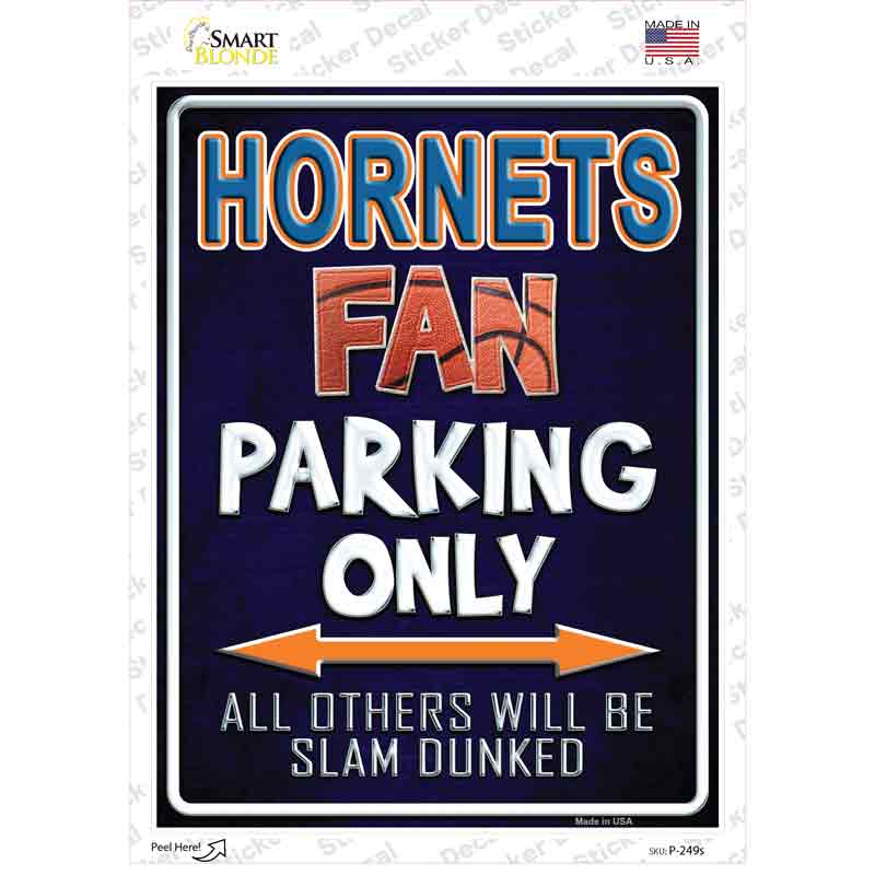 Hornets Novelty Rectangle Sticker Decal
