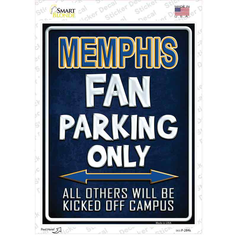 Memphis Novelty Rectangle Sticker Decal