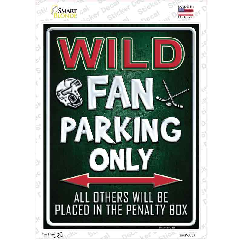 Wild Novelty Rectangle Sticker Decal