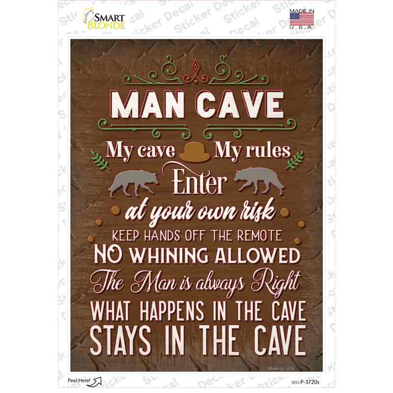 No Whining Allowed Novelty Rectangle Sticker Decal