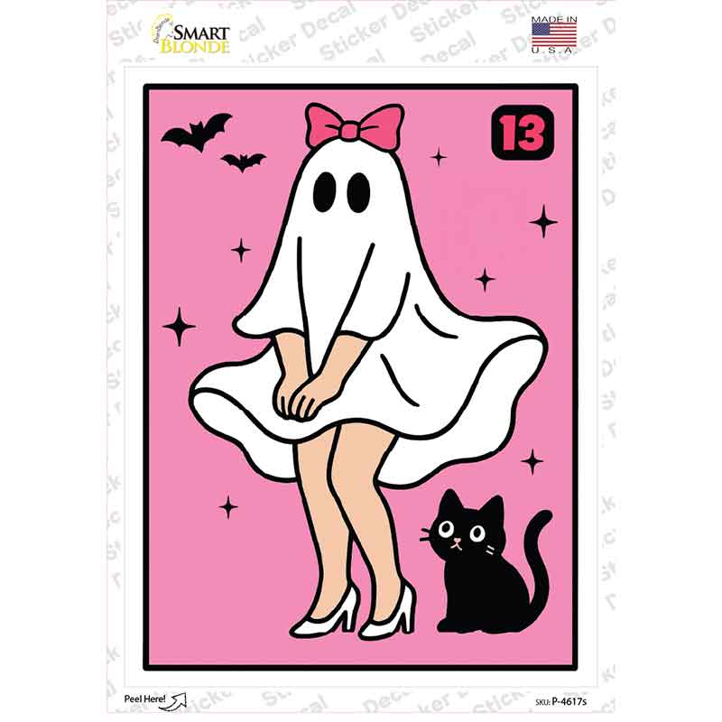 Haunted in Heels Novelty Rectangle Sticker Decal P-4617s