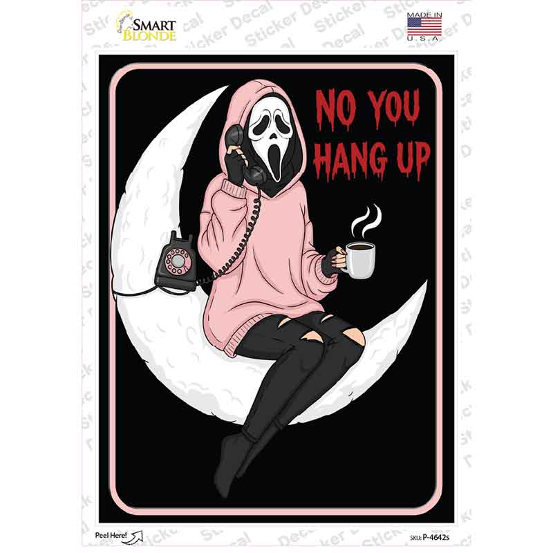 Scream & Chill Novelty Rectangle Sticker Decal P-4642s