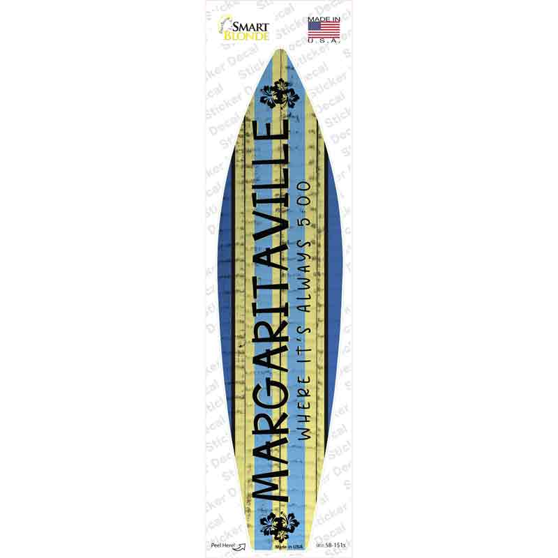Margaritaville Novelty Surfboard Sticker Decal