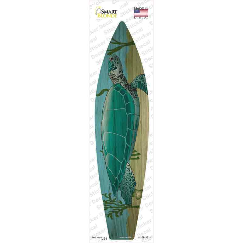 Sea Turtle Novelty Surfboard Sticker Decal