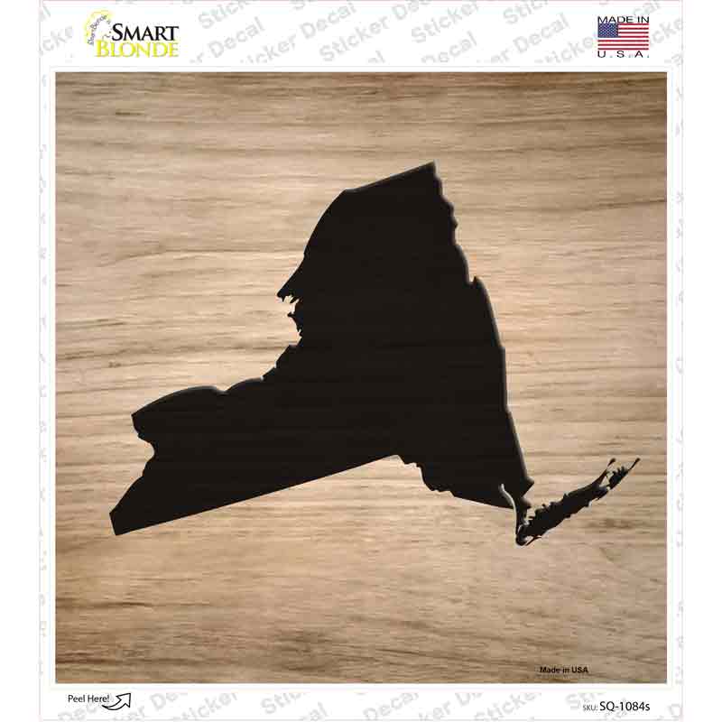 New York Shape Letter Tile Novelty Square Sticker Decal
