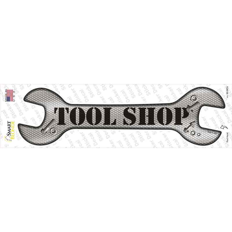 Tool Shop Novelty Wrench Sticker Decal