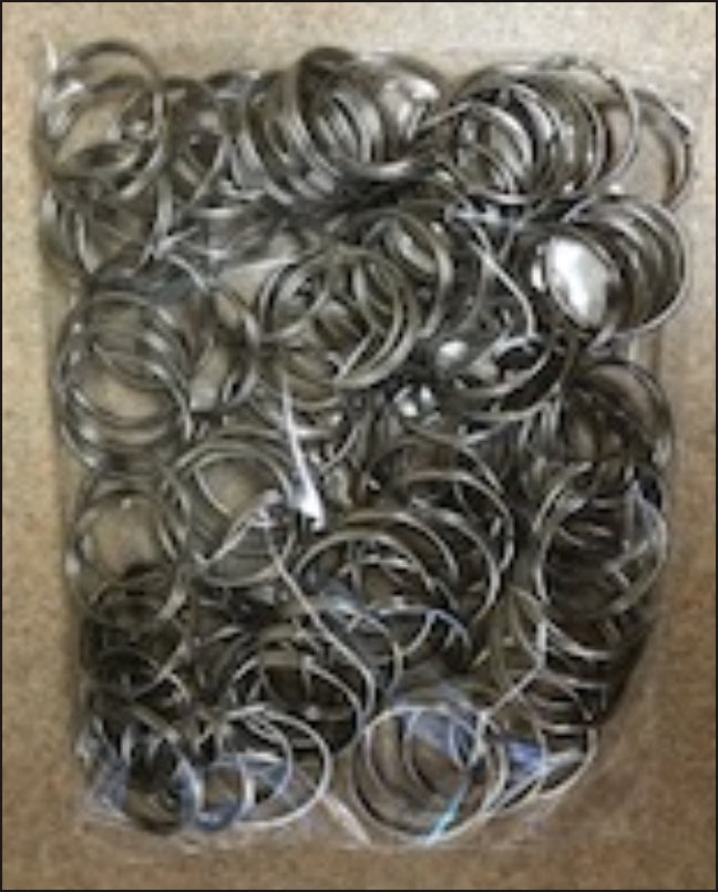 Metal Key Chain Rings 100 Pcs