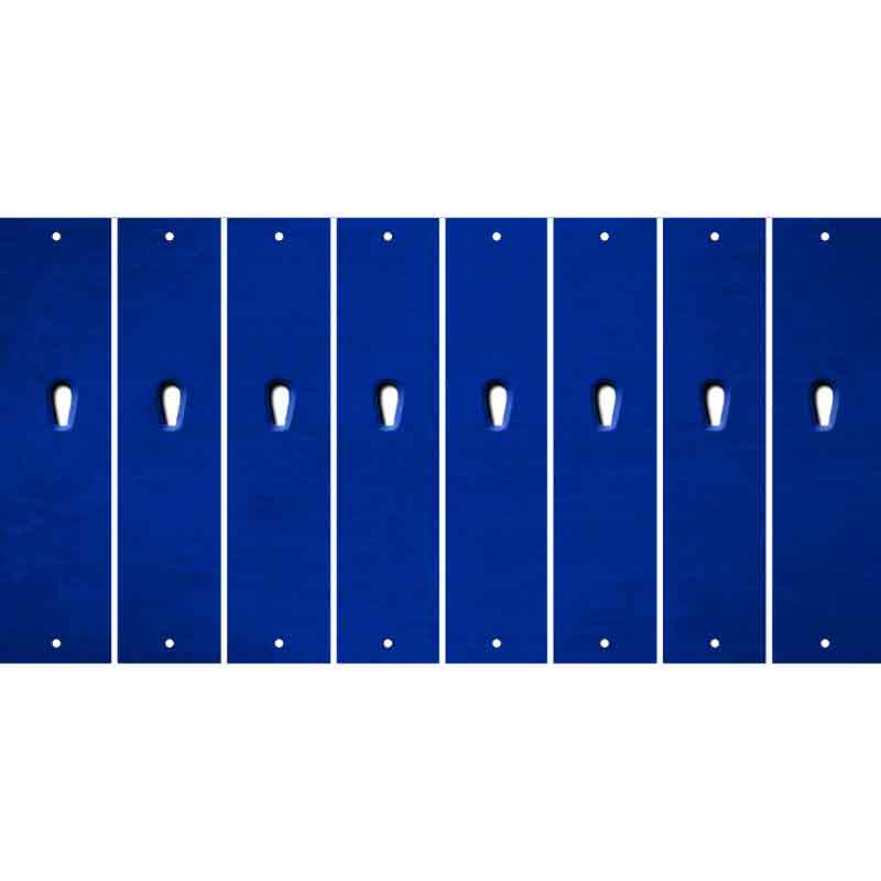 Blue Oil Rubbed Cut Fun Strips (Set of 8)