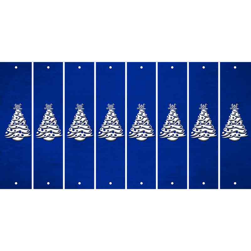 Blue Oil Rubbed Cut Fun Strips (Set of 8)