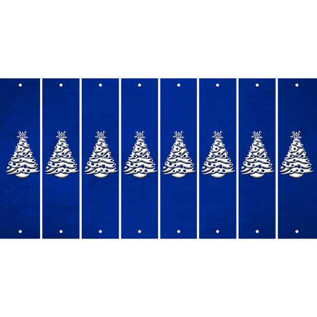 Blue Oil Rubbed Cut Fun Strips (Set of 8)