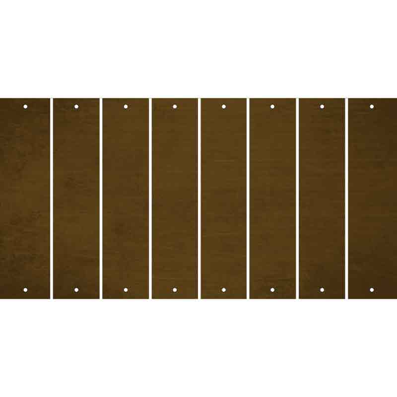 Brown Oil Rubbed Cut Fun Strips (Set of 8)