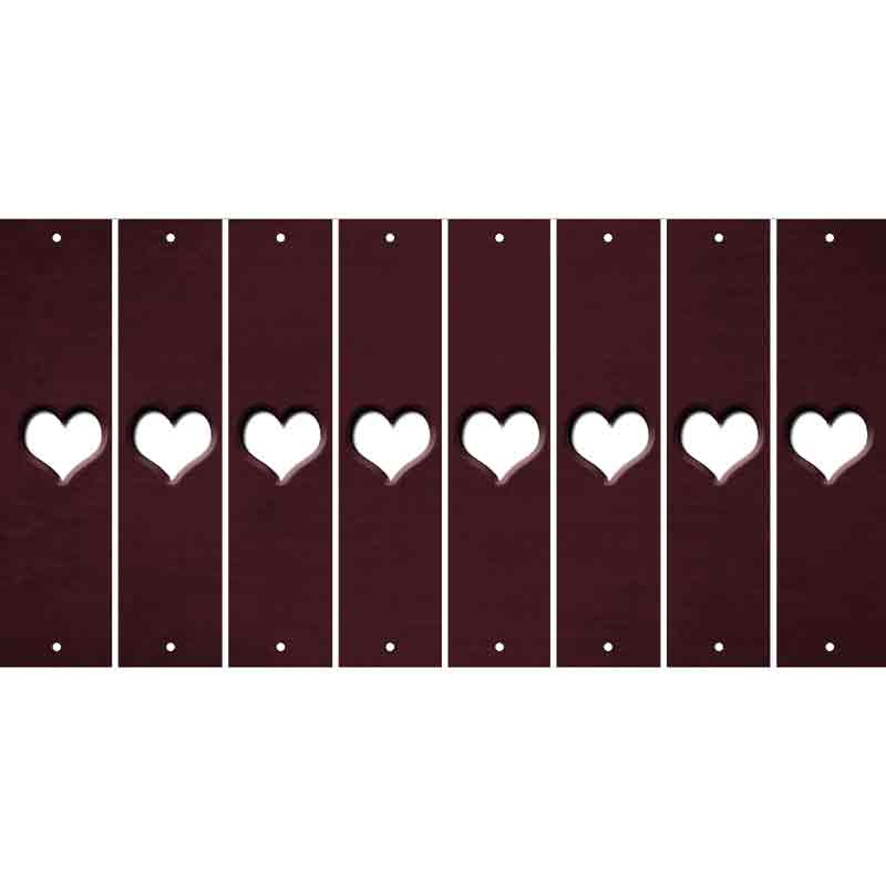 Burgundy Oil Rubbed Cut Fun Strips (Set of 8) ?