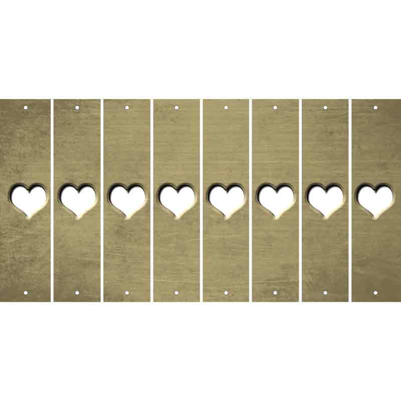 Gold Oil Rubbed Cut Fun Strips (Set of 8) ?