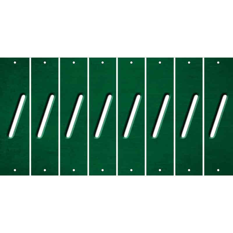 Green Oil Rubbed Cut Fun Strips (Set of 8)