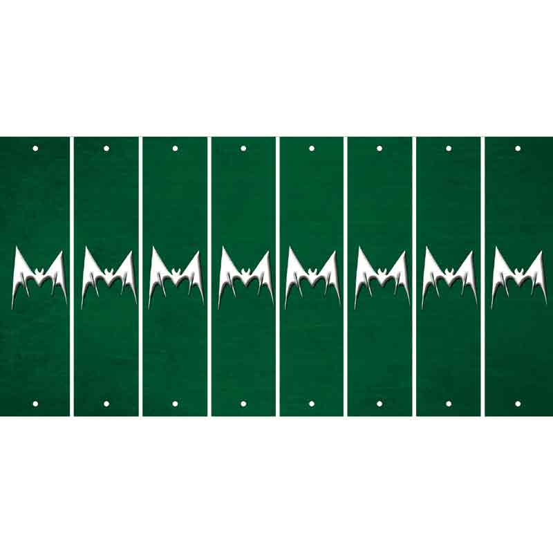Green Oil Rubbed Cut Fun Strips (Set of 8) BEAR