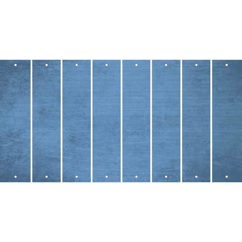 Light Blue Oil Rubbed Cut Fun Strips (Set of 8)