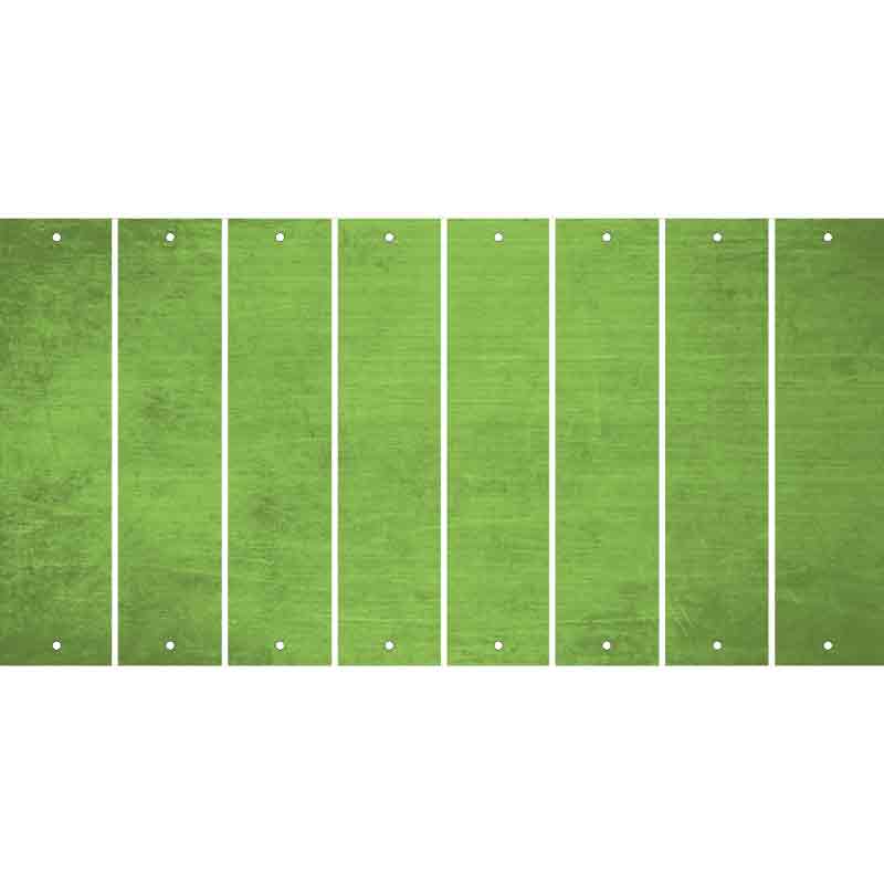 Lime Green Oil Rubbed Cut Fun Strips (Set of 8) '