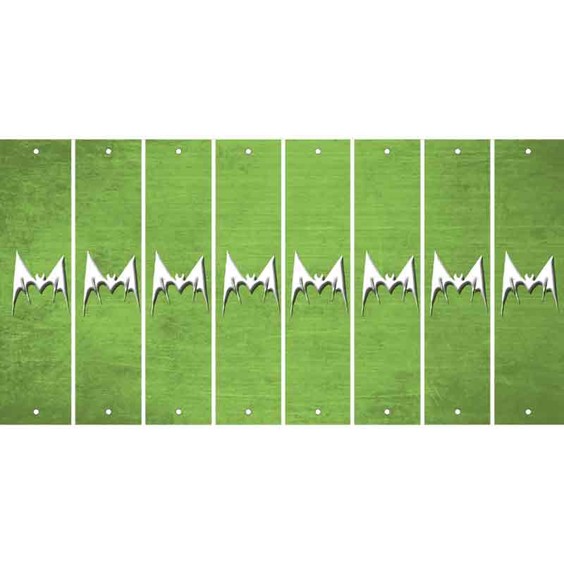 Lime Green Oil Rubbed Cut Fun Strips (Set of 8) BEAR