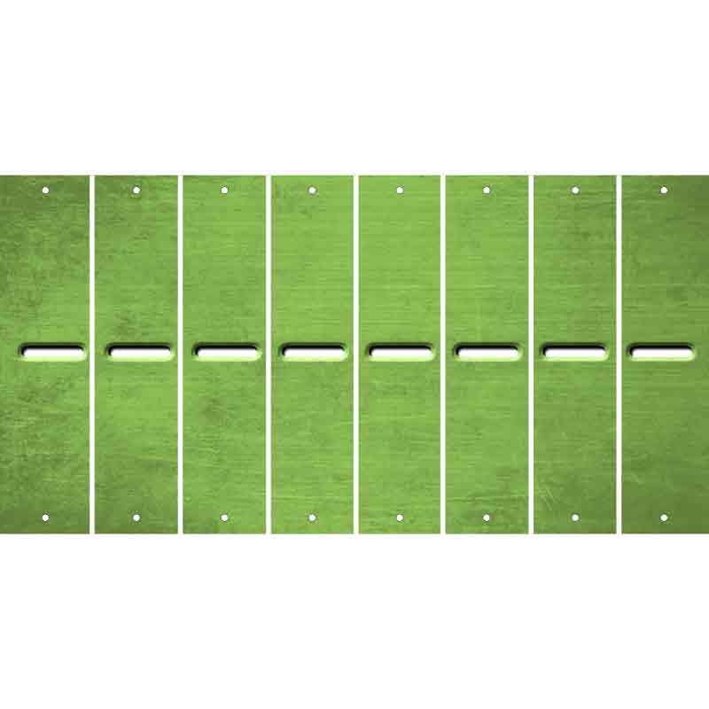 Lime Green Oil Rubbed Cut Fun Strips (Set of 8) /