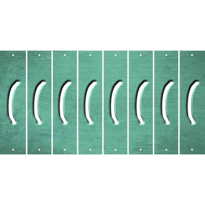 Mint Oil Rubbed Cut Fun Strips (Set of 8) )