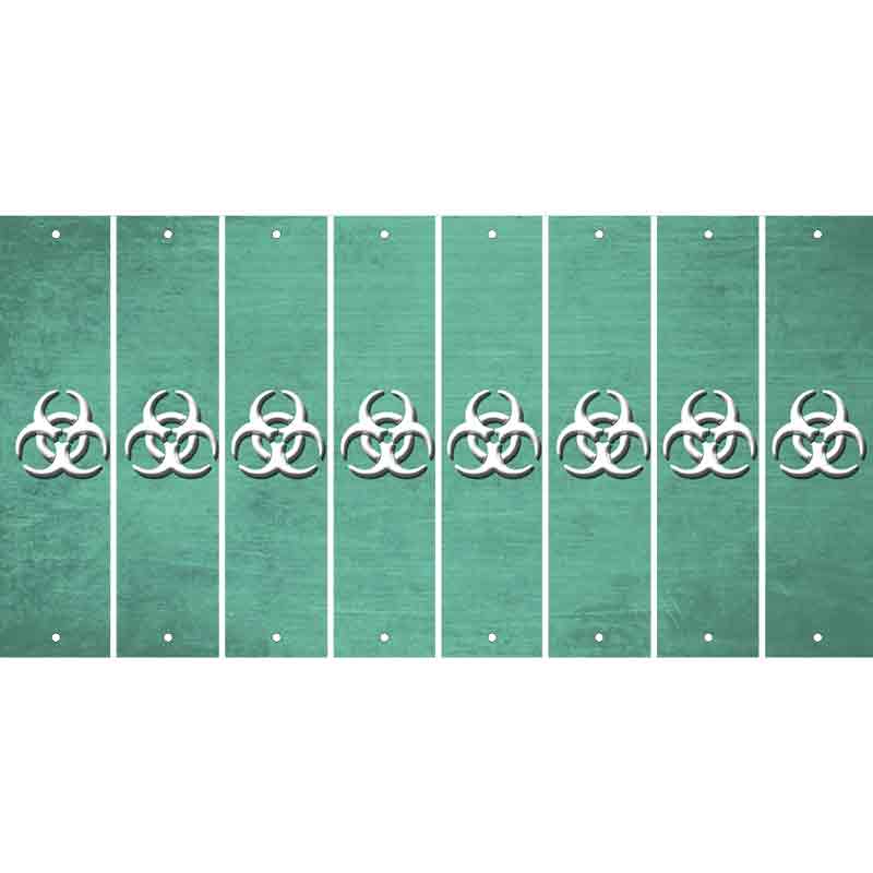 Mint Oil Rubbed Cut Fun Strips (Set of 8) BIO-HAZARD