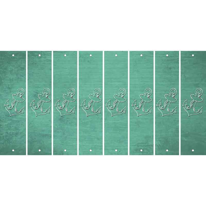 Mint Oil Rubbed Cut Fun Strips (Set of 8) BABY BOY