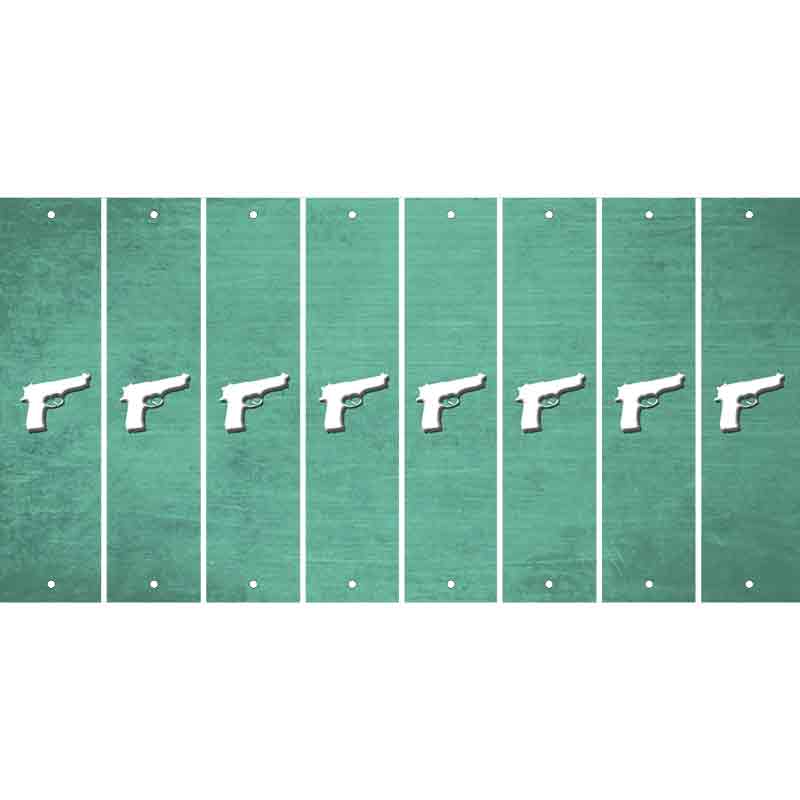 Mint Oil Rubbed Cut Fun Strips (Set of 8)