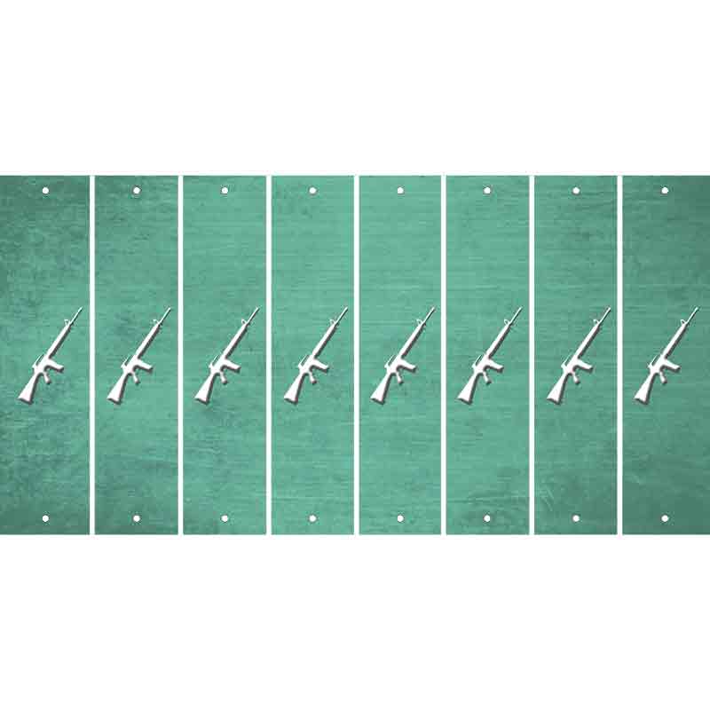 Mint Oil Rubbed Cut Fun Strips (Set of 8) M16 RIFLE