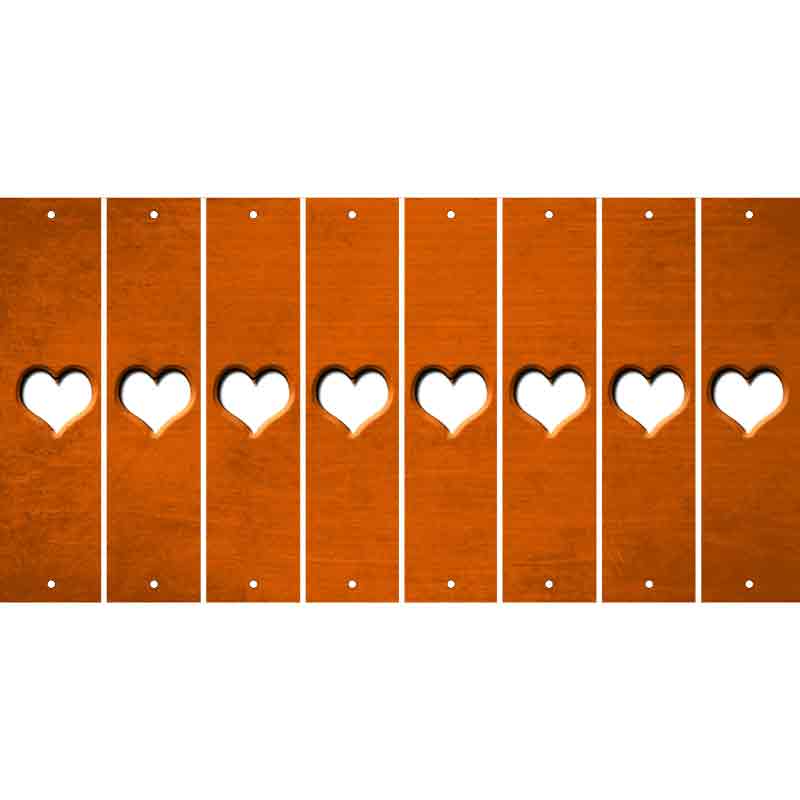 Orange Oil Rubbed Cut Fun Strips (Set of 8) ?