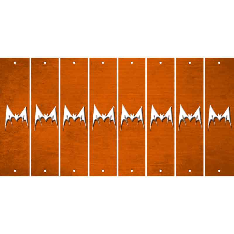Orange Oil Rubbed Cut Fun Strips (Set of 8) BEAR