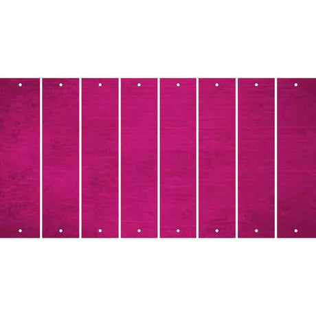 Pink Oil Rubbed Cut Fun Strips (Set of 8)