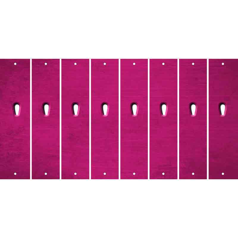 Pink Oil Rubbed Cut Fun Strips (Set of 8) $