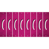 Pink Oil Rubbed Cut Fun Strips (Set of 8)