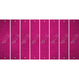 Pink Oil Rubbed Cut Fun Strips (Set of 8)