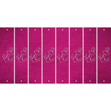 Pink Oil Rubbed Cut Fun Strips (Set of 8)