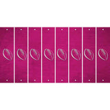 Pink Oil Rubbed Cut Fun Strips (Set of 8)