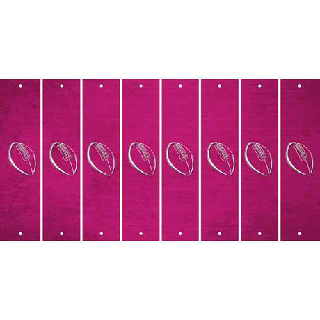 Pink Oil Rubbed Cut Fun Strips (Set of 8)