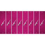 Pink Oil Rubbed Cut Fun Strips (Set of 8)