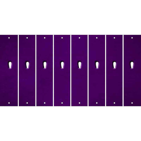 Purple Oil Rubbed Cut Fun Strips (Set of 8)